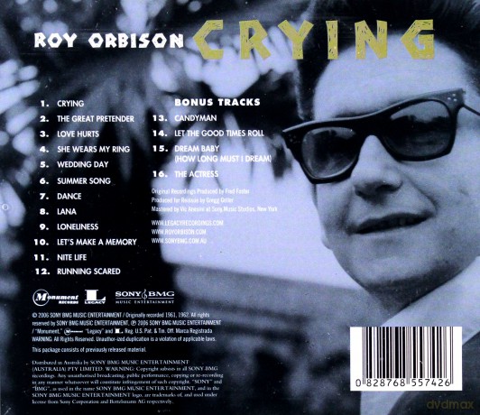Roy Orbison: Crying [CD]