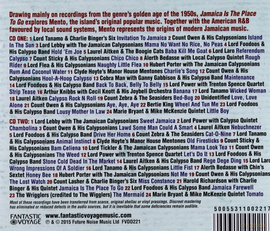 The Sound Of Jamaica: Jamaica Is The Place To Go [2CD]