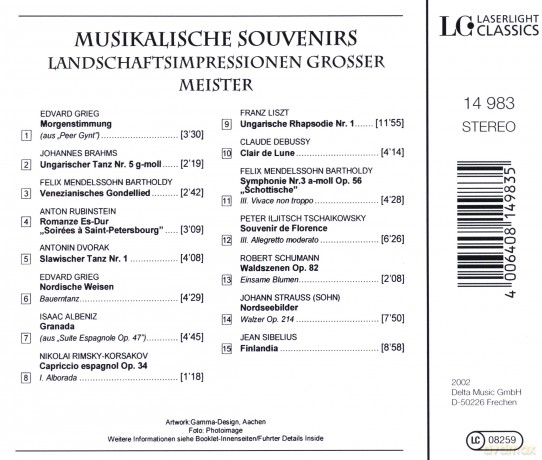 Musical Souvenirs [CD]