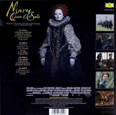 Mary Queen Of Scots soundtrack (Maria Królowa Szkotów) (Max Richter) [2xWinyl]
