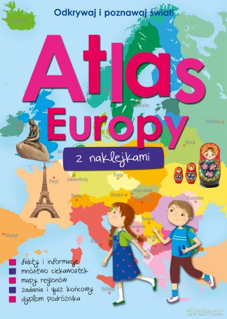 Atlas Europy z naklejkami [KSIĄŻKA]