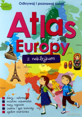 Atlas Europy z naklejkami [KSIĄŻKA]