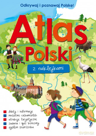Atlas Polski z naklejkami [KSIĄŻKA]