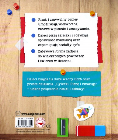 Cyferki. Liczę i zmazuję [KSIĄŻKA]