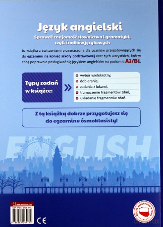 Język angielski. Przygotuj się do egzaminu ósmoklasisty poziom A2-B1 [KSIĄŻKA]