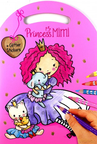 Kolorowanka princess mimi w kształcie torebki