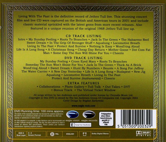 Jethro Tull: Living With The Past [CD]+[DVD]