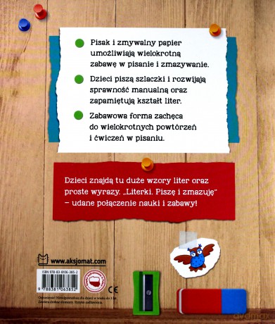 Literki. Piszę i zmazuję [KSIĄŻKA]