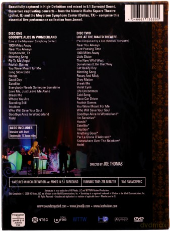 Jewel: The Essential Live Songbook [2DVD]
