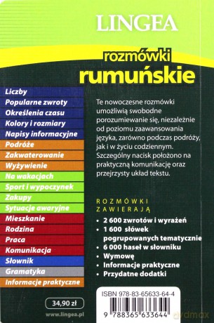 Rozmówki rumuńskie [KSIĄŻKA]