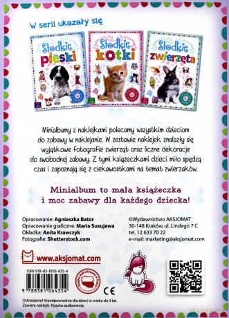 Słodkie koniki. Minialbum z naklejkami [KSIĄŻKA]