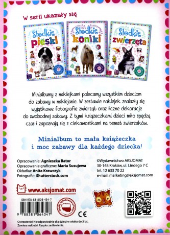 Słodkie kotki. Minialbum z naklejkami [KSIĄŻKA]