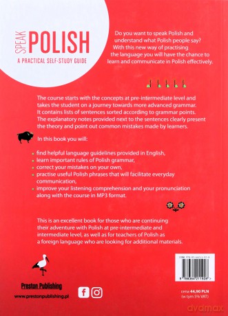 Speak polish. A practical self study guide part 2 A2-B1 - Justyna Bednarek [KSIĄŻKA]