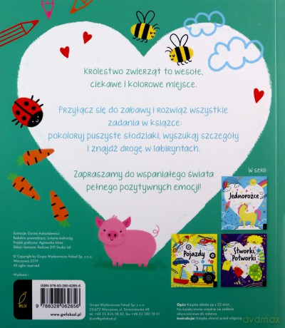 Zwierzaki koloruję [KSIĄŻKA]