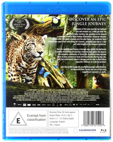 Amazonia 3D (Amazonia. Przygody małpki Sai) [Blu-Ray 3D]+[Blu-Ray]