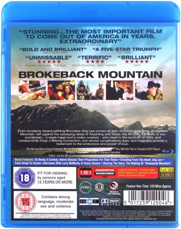 Brokeback Mountain (Tajemnica Brokeback Mountain) [Blu-Ray]