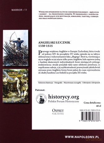 Angielski łucznik 1330-1515 - Clive Bartlett [KSIĄŻKA]