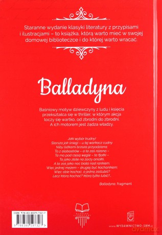 Balladyna - Juliusz Słowacki [KSIĄŻKA]