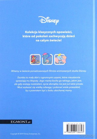 Disney. Najpiękniejsze filmy. Dumbo [KSIĄŻKA]