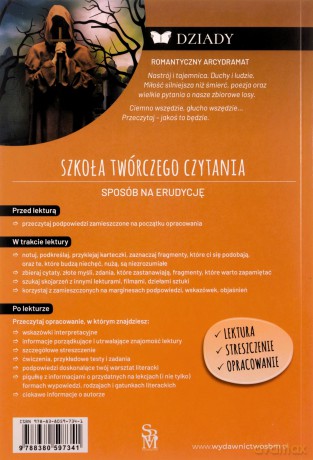 Dziady z opracowaniem - Adam Mickiewicz [KSIĄŻKA]