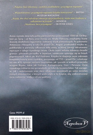 Historia Armii Rzymskiej 753 przed Chrystusem 476 po Chrystusie - Patricia Southern [KSIĄŻKA]