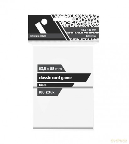 Koszulki CCG białe 63,5x88 (100 sztuk) [KARTY]