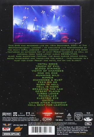 Judas Priest: Live In London [DVD]