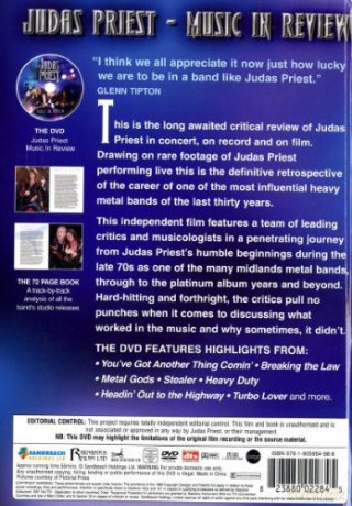 Judas Priest: Music In Review (booklet) [DVD]