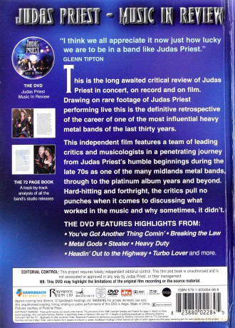 Judas Priest: Music In Review (booklet) [DVD]
