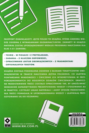 Paszport ósmoklasisty. Język polski [KSIĄŻKA]