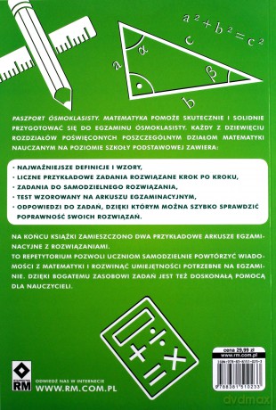 Paszport ósmoklasisty. Matematyka [KSIĄŻKA]