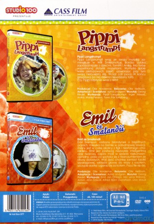Pippi Langstrumpf / Emil ze Smalandii 1 [DVD]