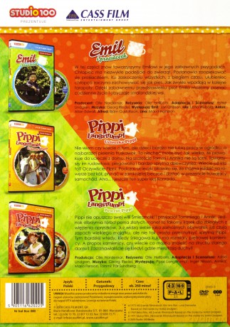 Pippi Langstrumpf / Emil ze Smalandii 3 [DVD]