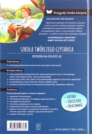 Przygody Tomka Sawyera z opracowaniem - Mark Twain [KSIĄŻKA]