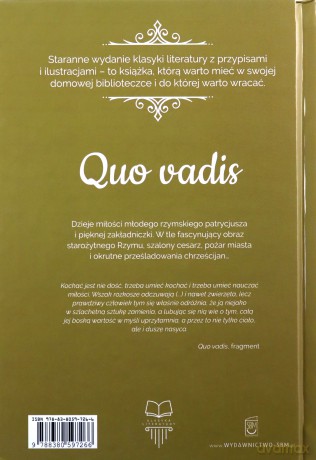 Quo Vadis - Henryk Sienkiewicz [KSIĄŻKA]