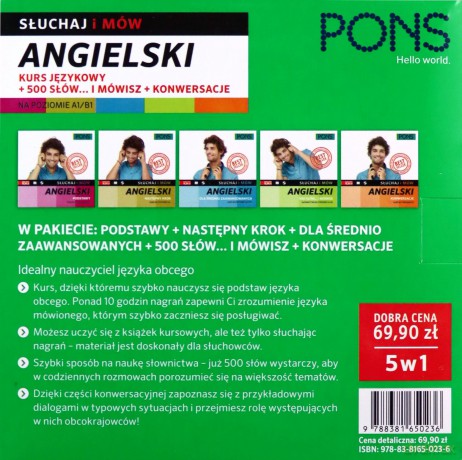 Słuchaj i mów. Angielski 5w1 [KSIĄŻKA]