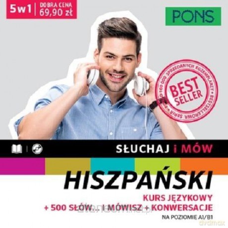 Słuchaj i mów. Hiszpański 5w1 [KSIĄŻKA]