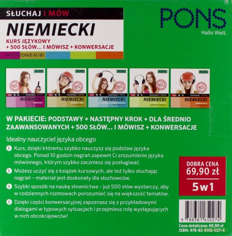 Słuchaj i mów. Niemiecki 5w1 [KSIĄŻKA]