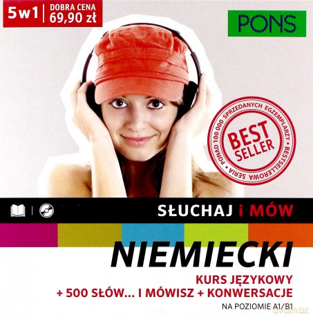 Słuchaj i mów. Niemiecki 5w1 [KSIĄŻKA]