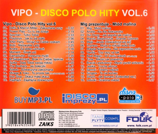 Vipo - Disco Polo Hity vol. 6 [2CD]