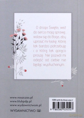 Weź do serca moją sprawę. Modlitewnik do św. Rity - Małgorzata Sękalska [KSIĄŻKA]