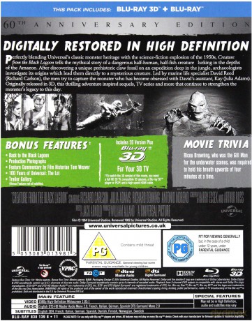 Creature From the Black Lagoon (Potwór z Czarnej Laguny) (steelbook) [Blu-Ray 3D]+[Blu-Ray]