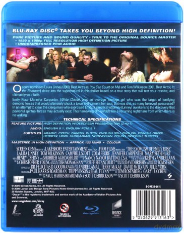 Egzorcyzmy Emily Rose [Blu-Ray]