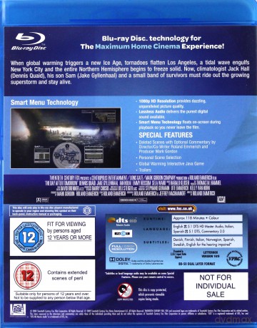 The Day After Tomorrow (Pojutrze) [Blu-Ray]