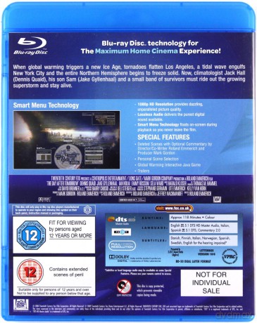 The Day After Tomorrow (Pojutrze) [Blu-Ray]