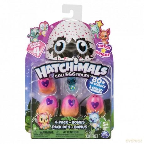 Hatchimals 4-pak Cztery jajka + bonus Seria 4 [FIGURKA]