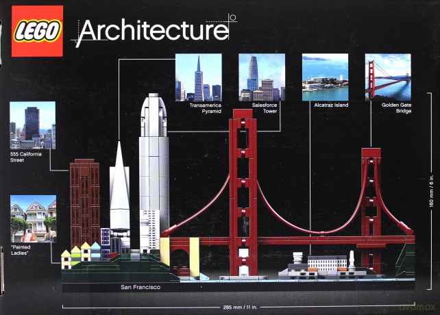 LEGO Architecture San Francisco (21043) [KLOCKI]