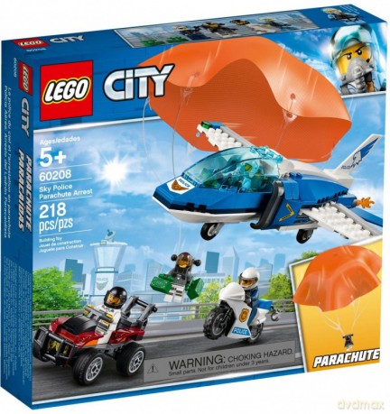 LEGO City Aresztowanie spadochroniarza (60208) [KLOCKI]