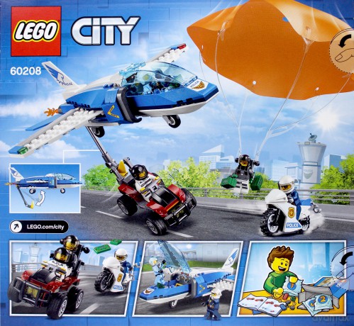 LEGO City Aresztowanie spadochroniarza (60208) [KLOCKI]