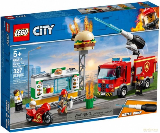LEGO City Na ratunek w płonącym barze (60214) [KLOCKI]